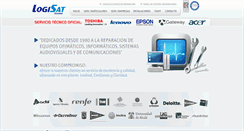 Desktop Screenshot of logisat.es